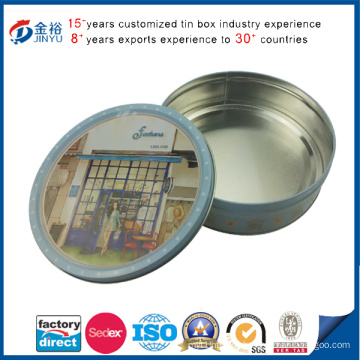 Round Shaped Metal Biscuit Food Packaging